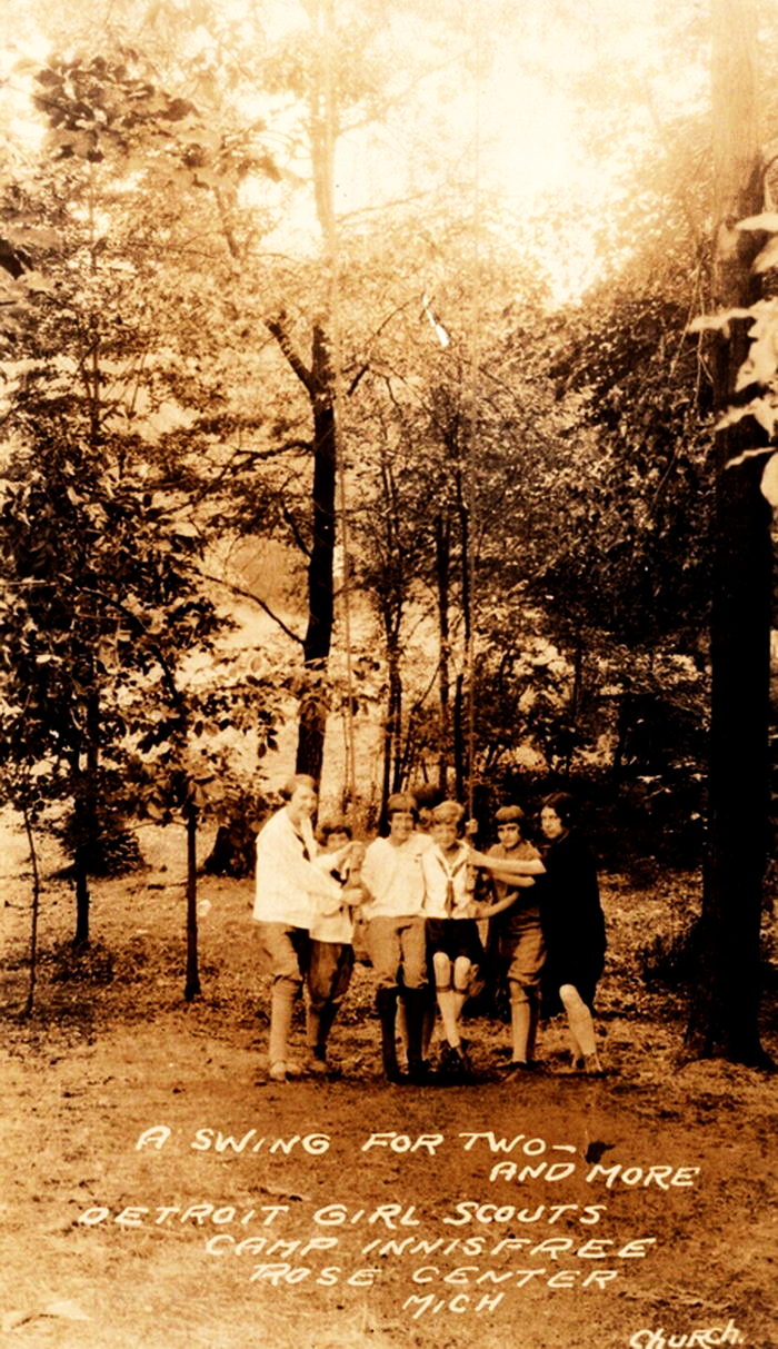 Camp Innisfree - Vintage Postcard